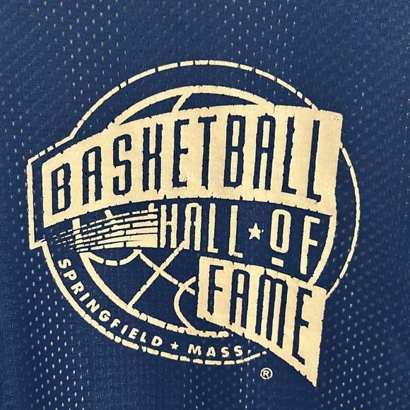 Basketball Hall of Fame Springfield Mass Mesh Basketball Ball Jersey Size S - Picture 2 of 4
